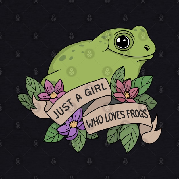 Just A Girl Who Loves Frogs by valentinahramov